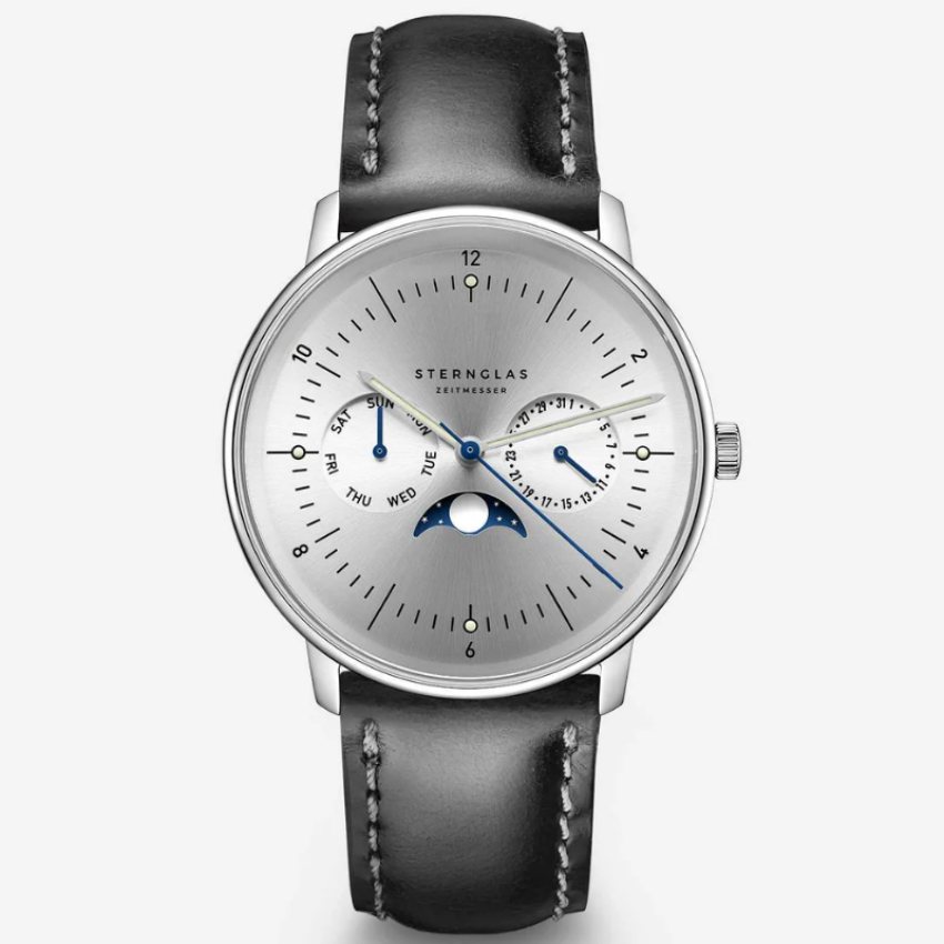 Sternglas S01-NM52-BR02 Naos Mondphase Herrenuhr