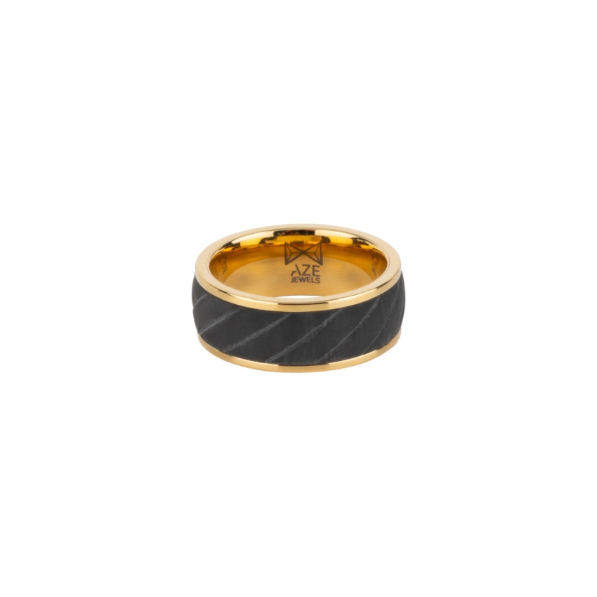 AZE Jewellery AZ-RG007-A-0 Carbon Dore Herren Ring