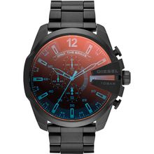 DZ4318 Mega Chief Black Red Chronograph Steel bracelet