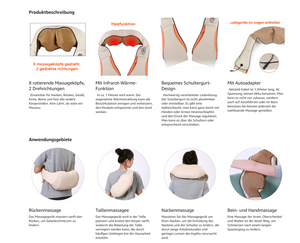 Shiatsu Massagegerät + Wärmefunktion