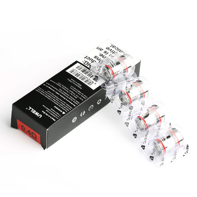 Uwell Crown 4 Verdampferköpfe 0.2 / 0.4 / 0.25 / 0.23 Ohm 4er Pack |