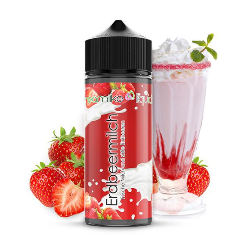 Dreamlike Liquids Erdbeermilch Longfill Aroma 10 ml für 120 ml