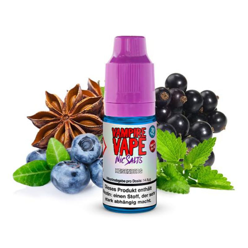 Vampire Vape Heisenberg Nikotinsalz Liquid 10 ml 20 mg |