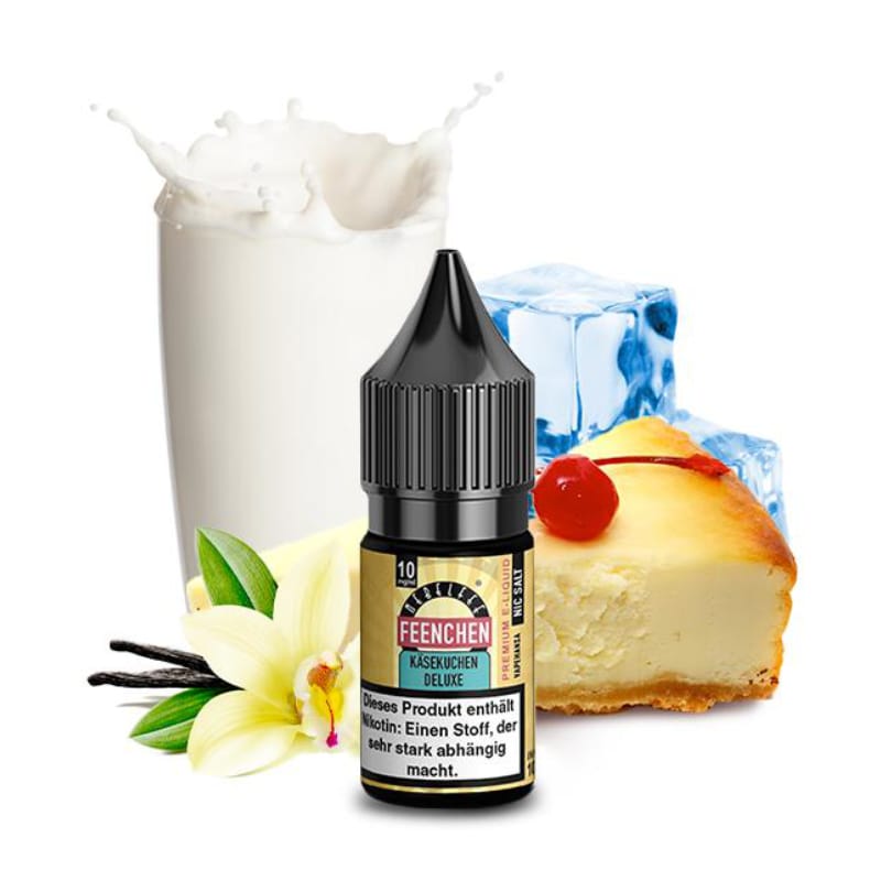 Nebelfee Ksekuchen Deluxe Feenchen Nikotinsalz Liquid 10 ml | Nebelfee Ksekuchen Deluxe Feenchen Nikotinsalz Liquid 10 ml |