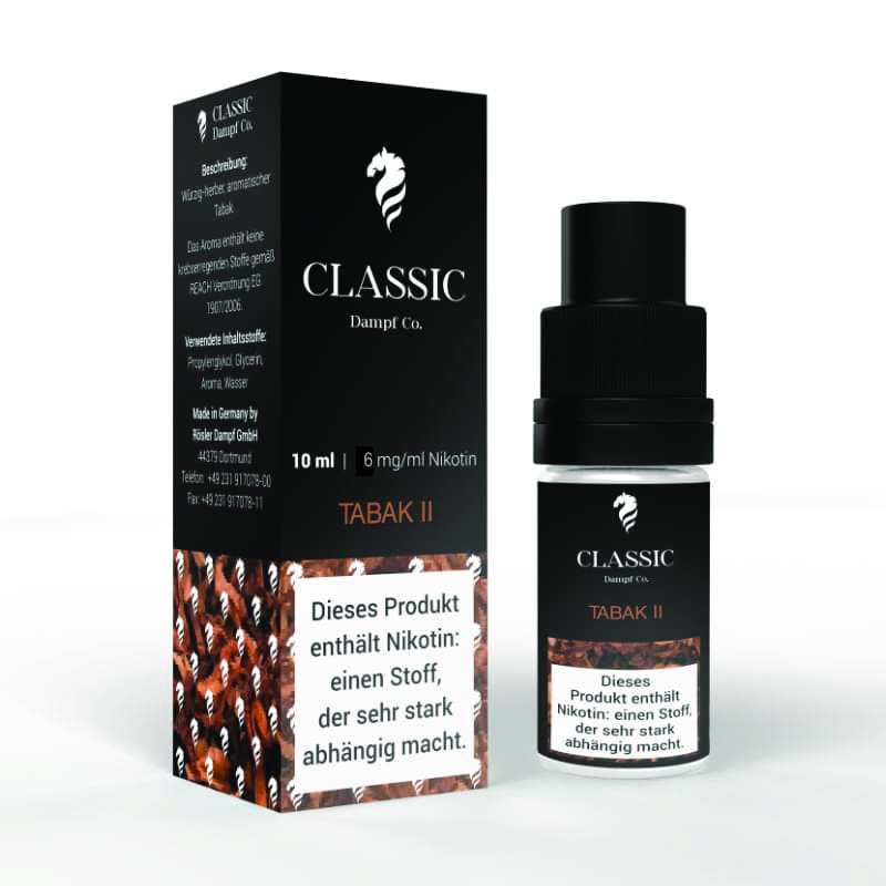 liquid tabak geschmack mit nikotin Podshot BROWN 10 mg Nikotin
