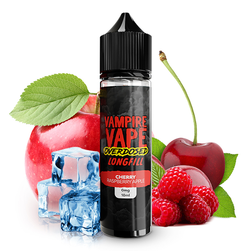 Vampire Vape Overdosed Cherry Raspberry Apple Longfill Aroma 10 ml für 60  ml |