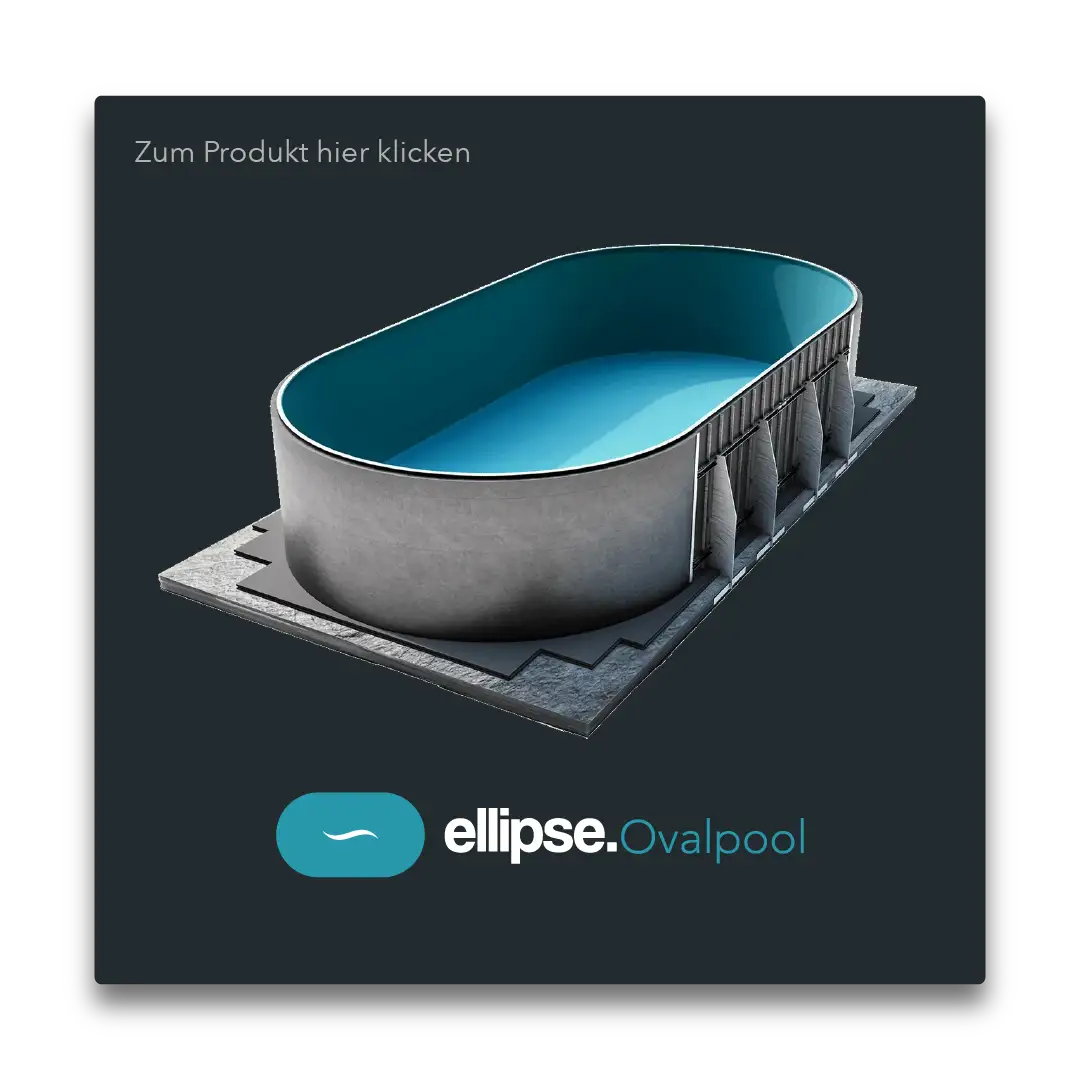     [Paket] conZero Ovalpool Premium-Set -  Poolbau ohne Beton
