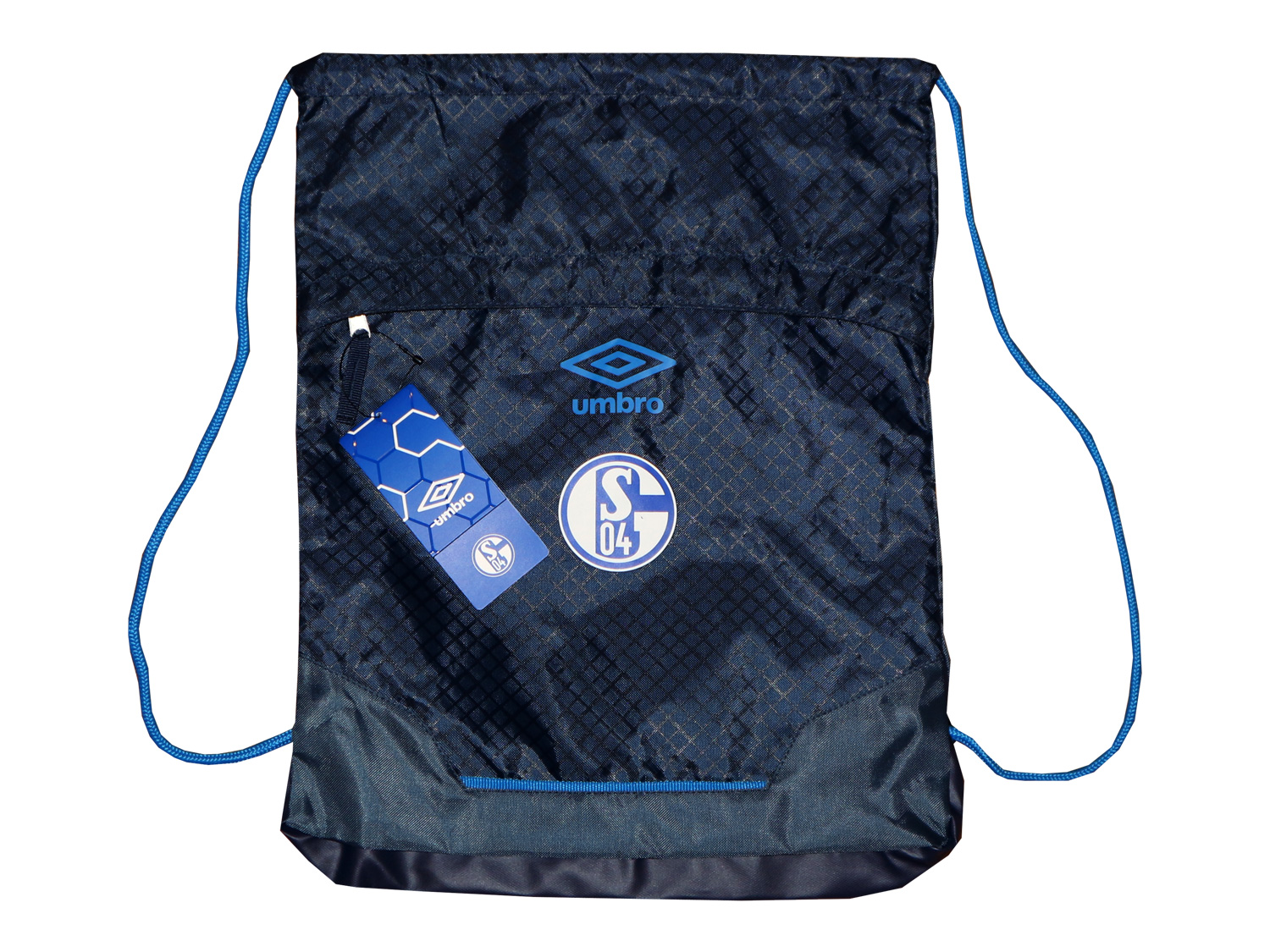 Umbro FC Schalke 04 Gymsack dunkelblau S04 Fan Turnbeutel Tasche 42x34cm Gymbag Umbro FC Schalke 04 Gymsack dunkelblau S04 Fan Turnbeutel Tasche 42x34cm Gymbag