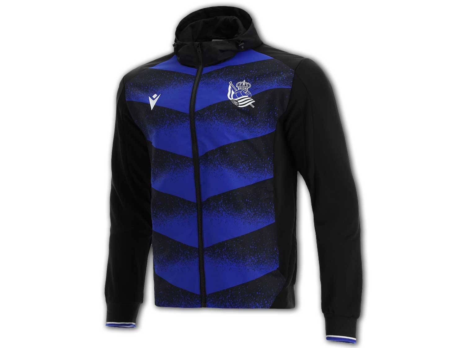 Macron Real Sociedad Warm Up Kapuzenjacke Don Pallone