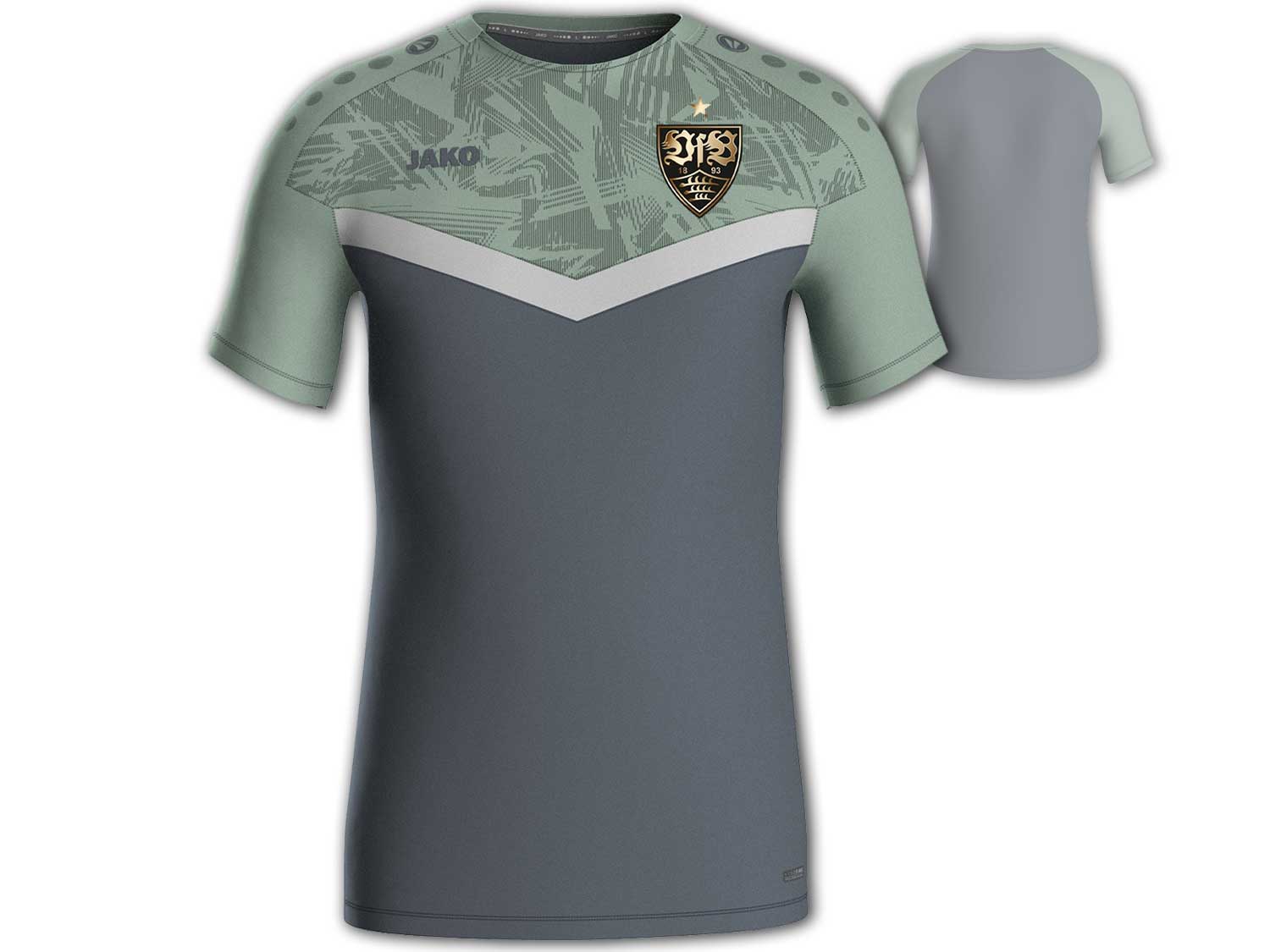 Vfb Stoccarda Maglietta Iconica Bianco Jako 1893 Training