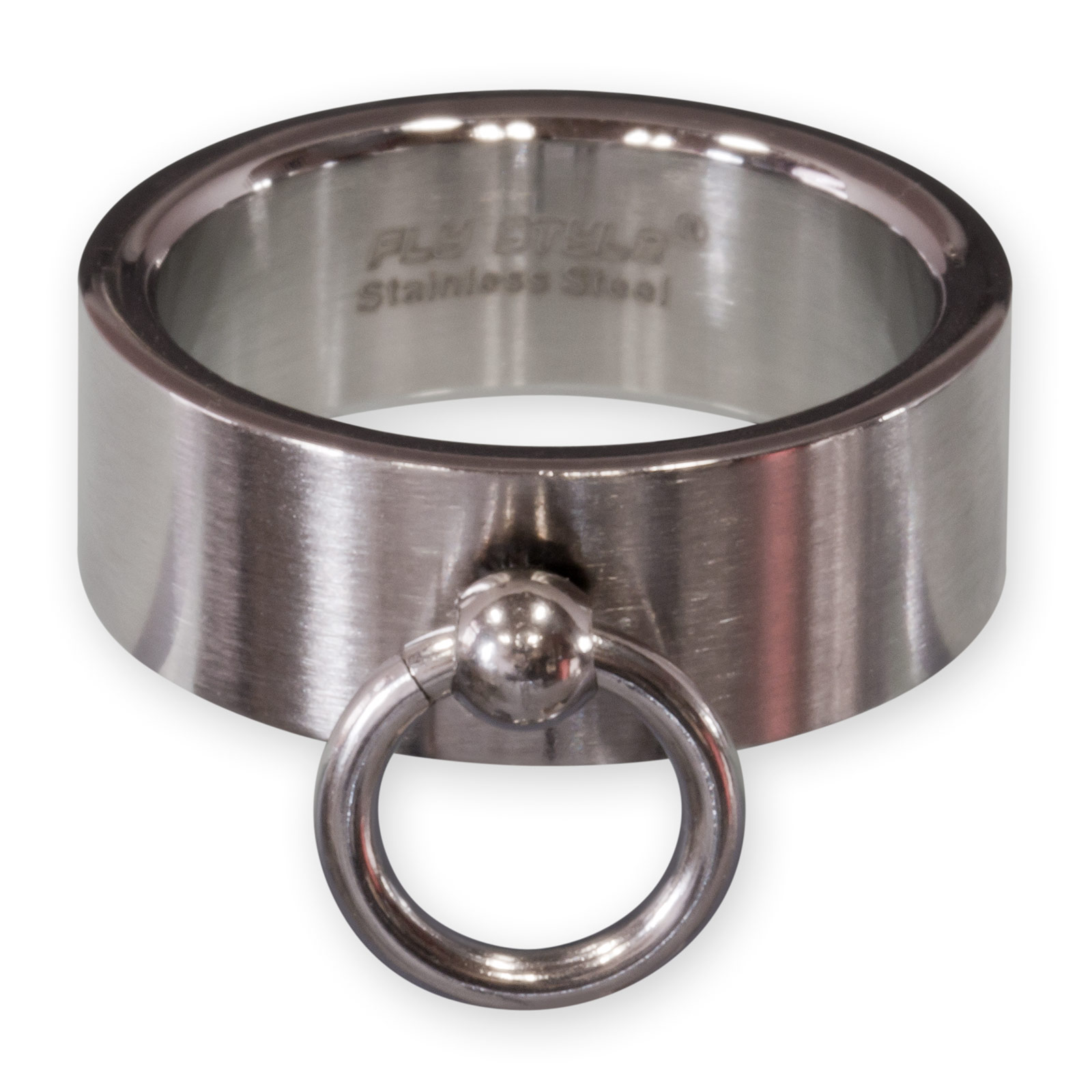     Ring der O Fingerring aus Edelstahl | 8mm schmal in silber matt oder poliert