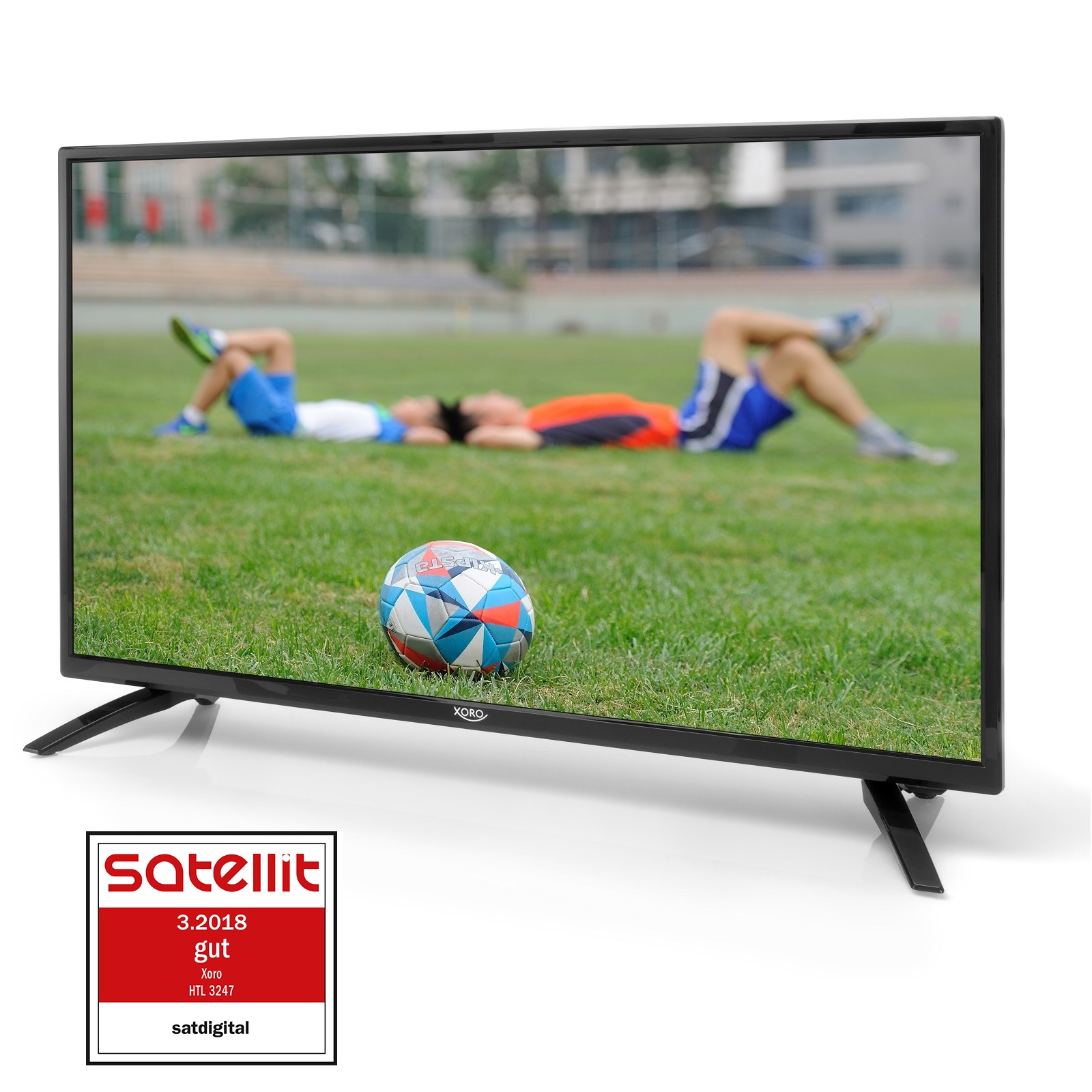 Camping LED TV Fernseher 32 Zoll 12V und 230V Xoro 3247 LCD DVBT2 SAT