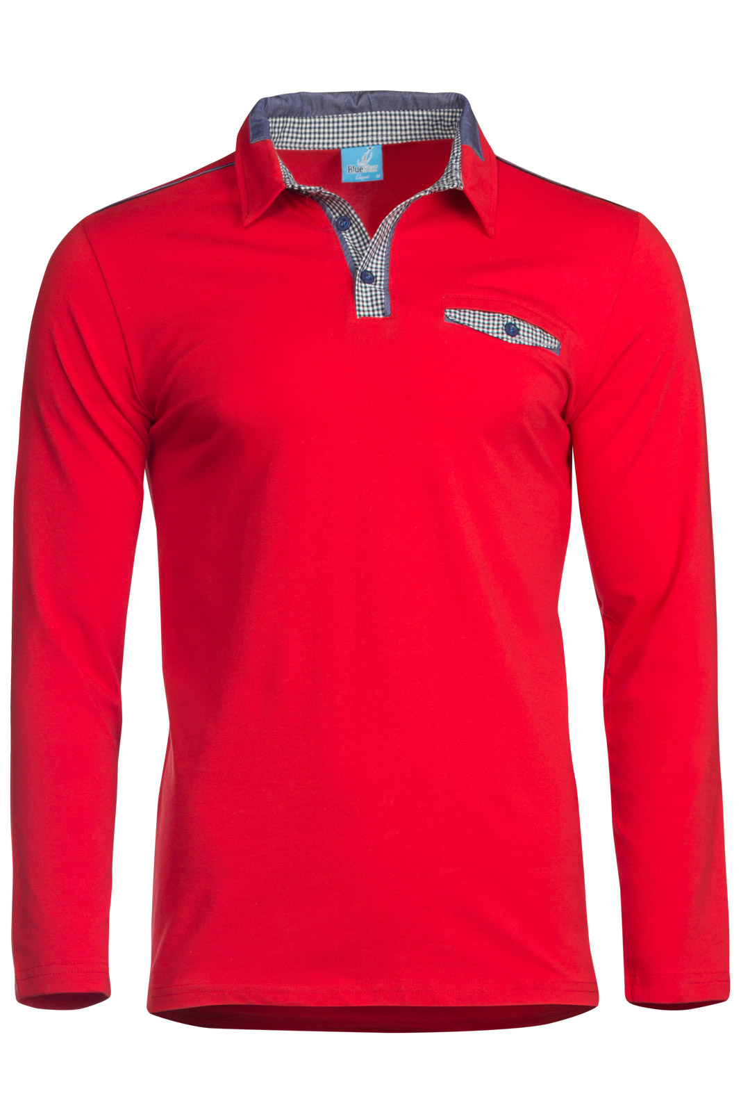 Herren Langarm T-Shirt Baumwolle - Regular Fit Freizeit Shirt