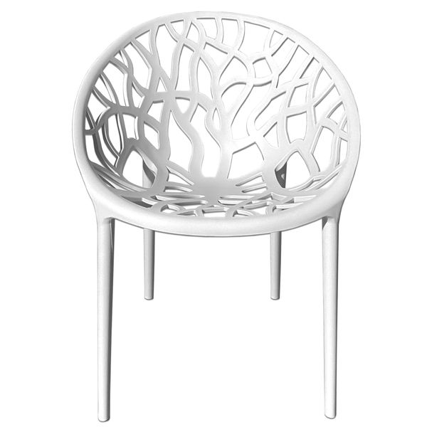 Stapelstuhl Bistrostuhl Gartenstuhl Stapelbar Stuhl | MikroMakro Kunststoff Küchenstuhl