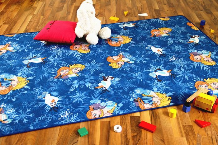 Tapis de jeu pour enfant Walt Disney Frozen en bleu - 17 tailles disponibles