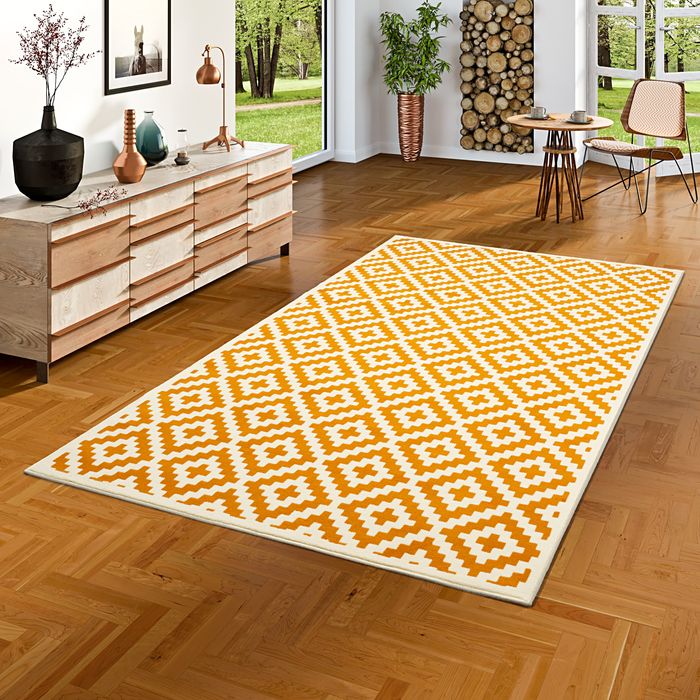 Passion - Tapis Designer - Moderne Diamant Curry