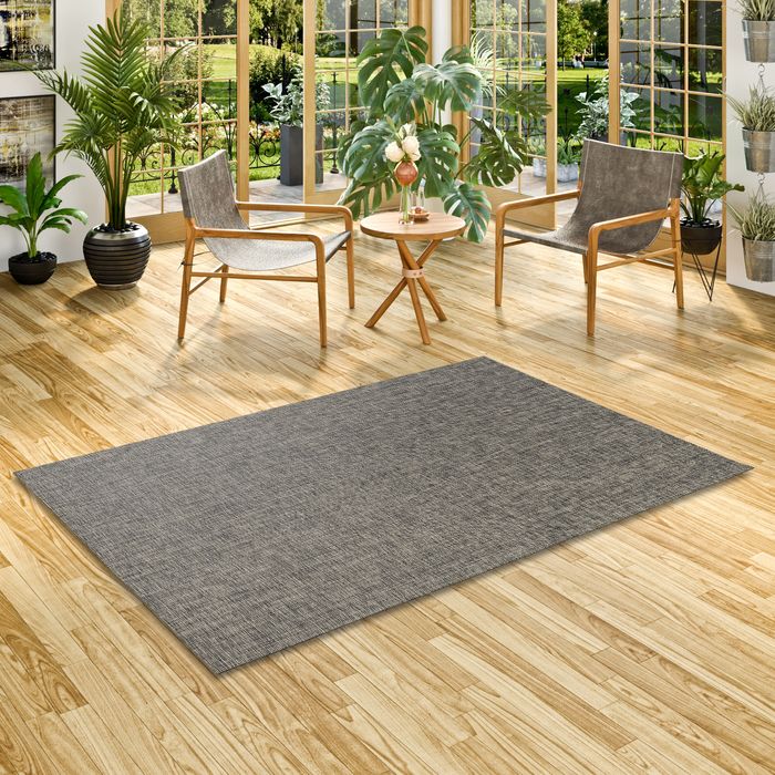 Tapis vinyle Moderne Anthracite Chiné