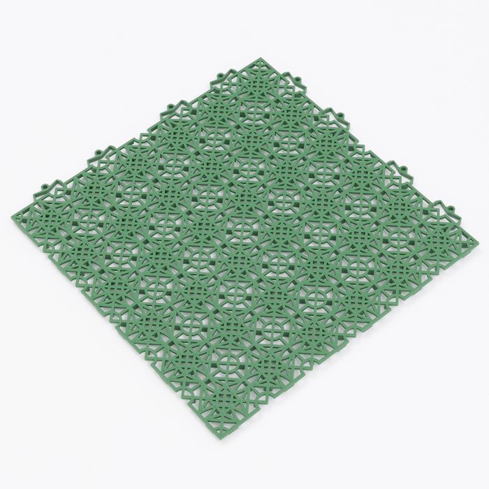 Kunststoff Bodenfliese mit Klicksystem Ibiza Grün