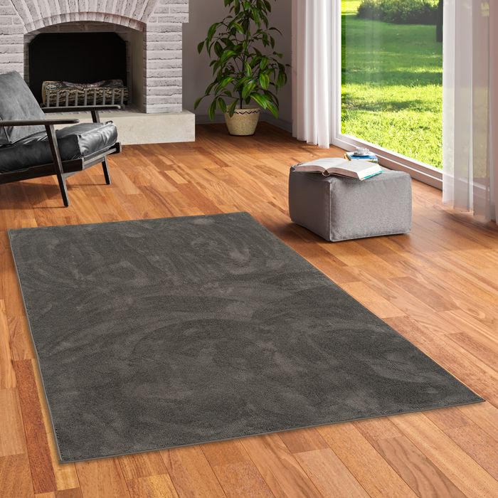 Luxe super doux Tapis à poils longs Melia Unicolore