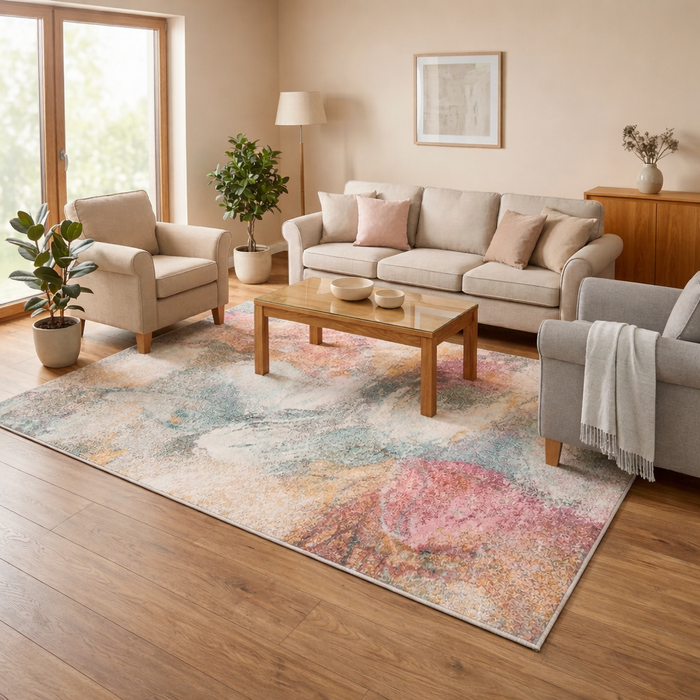 Indoor Outdoor Teppich Lagos Vintage Modern Bunt