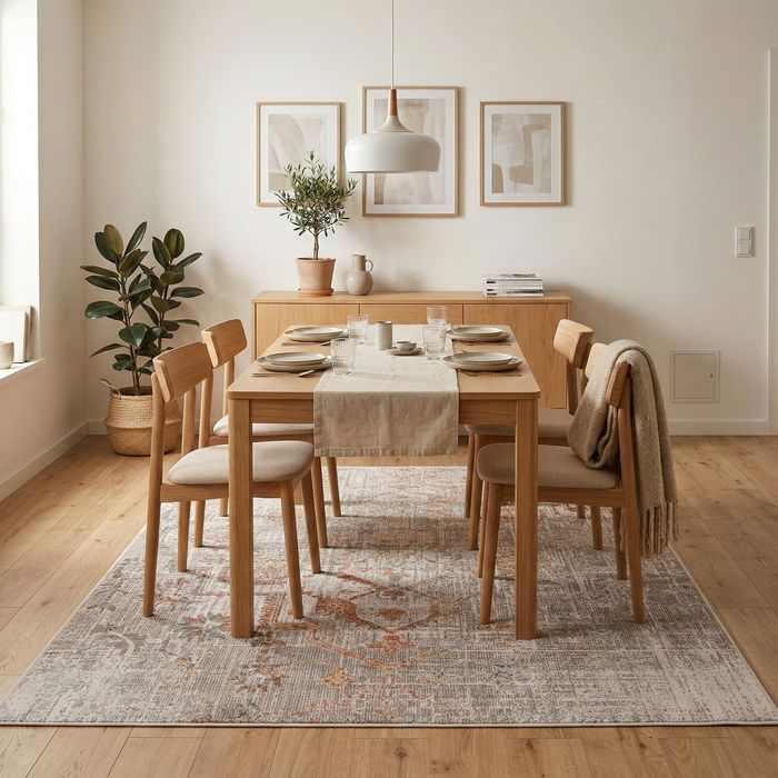 Indoor Outdoor Teppich Lagos Vintage Grau