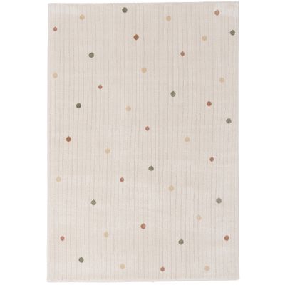 Alfombra Infantil Happy Kids Dots Crema Multicolor