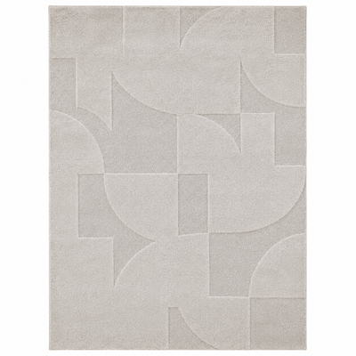 Alfombra de Pelo Largo Designer Nosy Abstract Crema