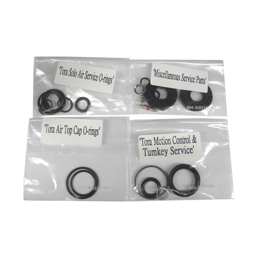 RockShox Tora 07 289/302 Service Kit, schwarz/grau