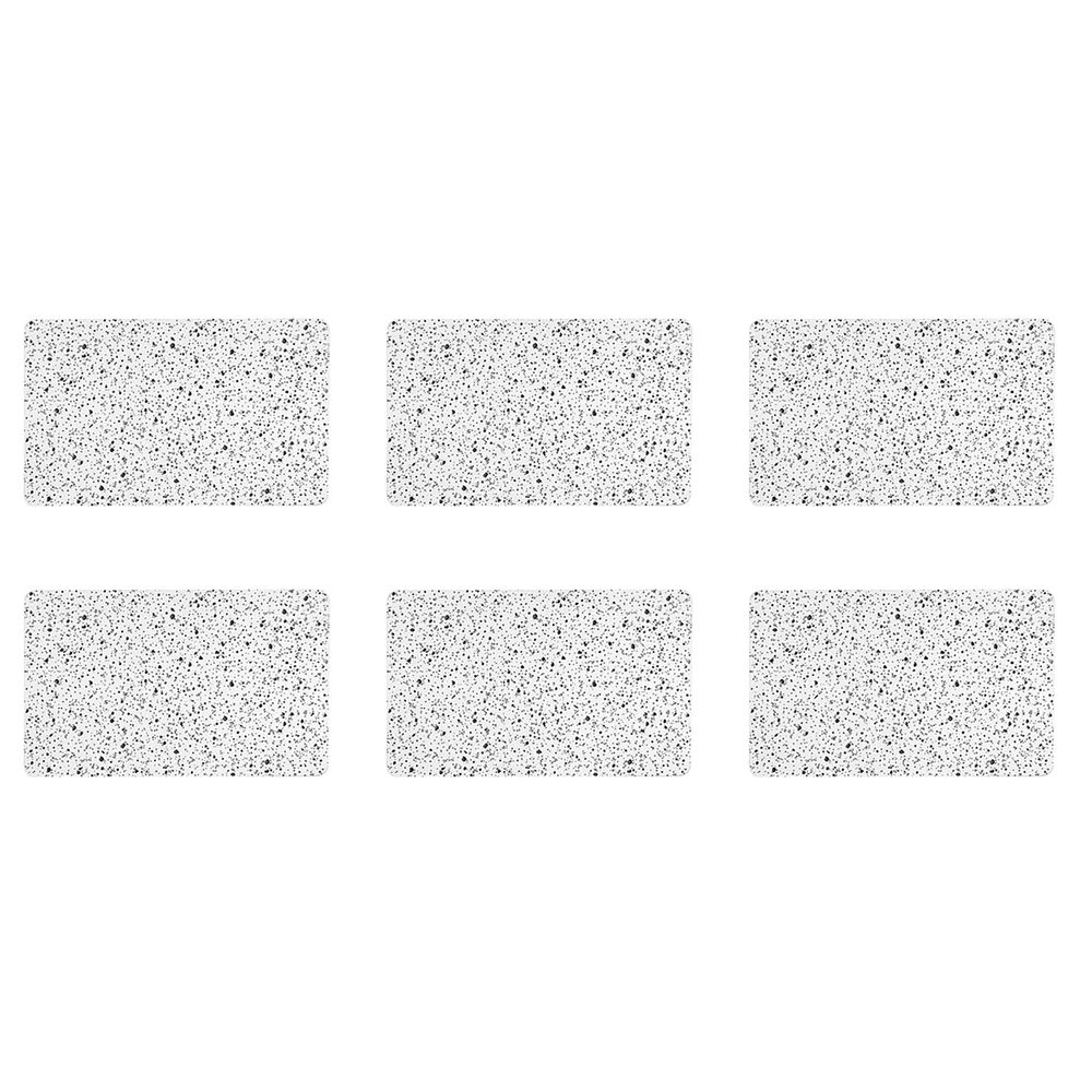 Ricolor 12087 Frühstücksbrettchen Granit Optik 23,5 x 14,5 RICOLOR Brettchen granit 23,5x14,5cm 6er Set