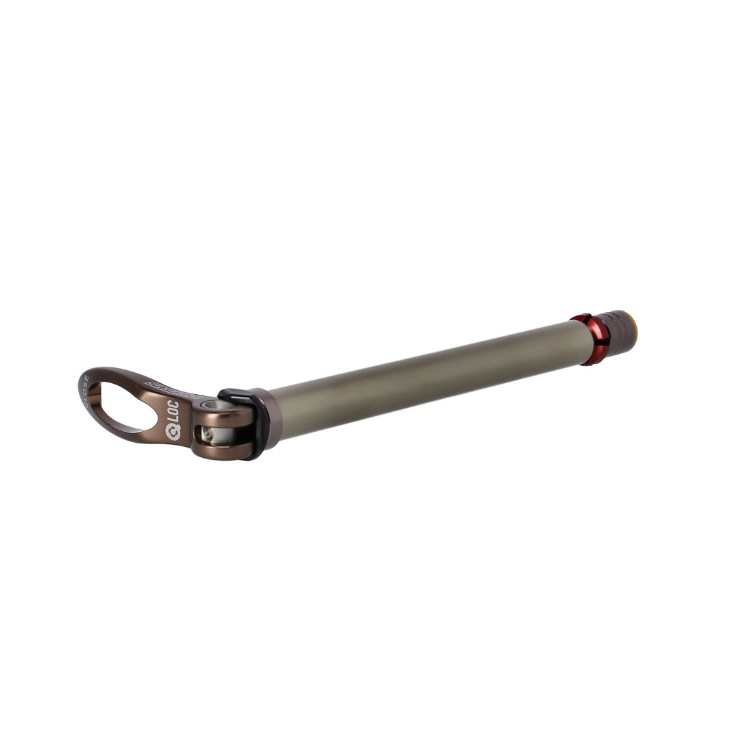 SR Suntour QLOC Achse kpl. 110mm für 15mm 15QLC2Ti, braun/bronze