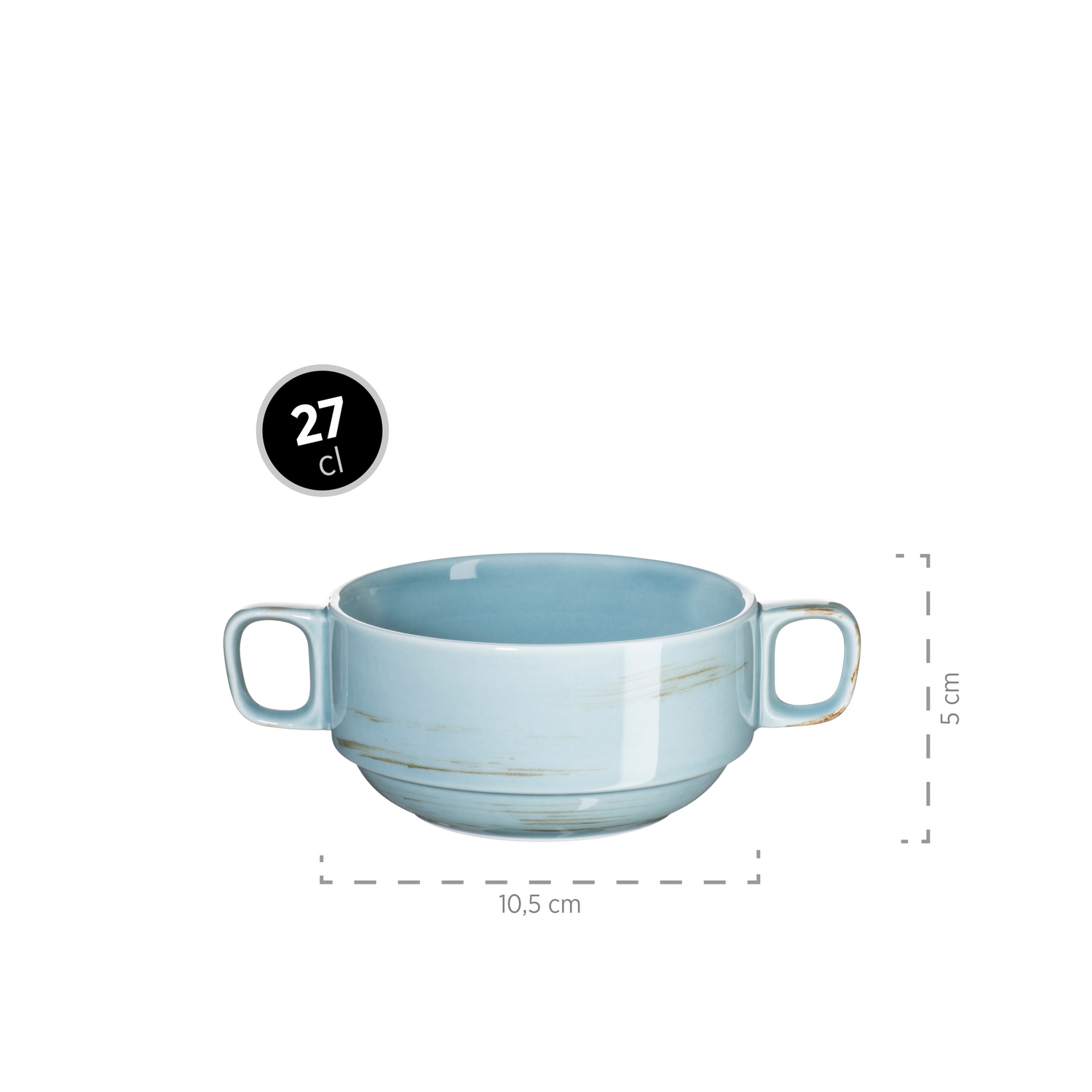Mäser 931453 Derby Premium Suppentassen Set für 4 Personen in Gastronomie-Qualit