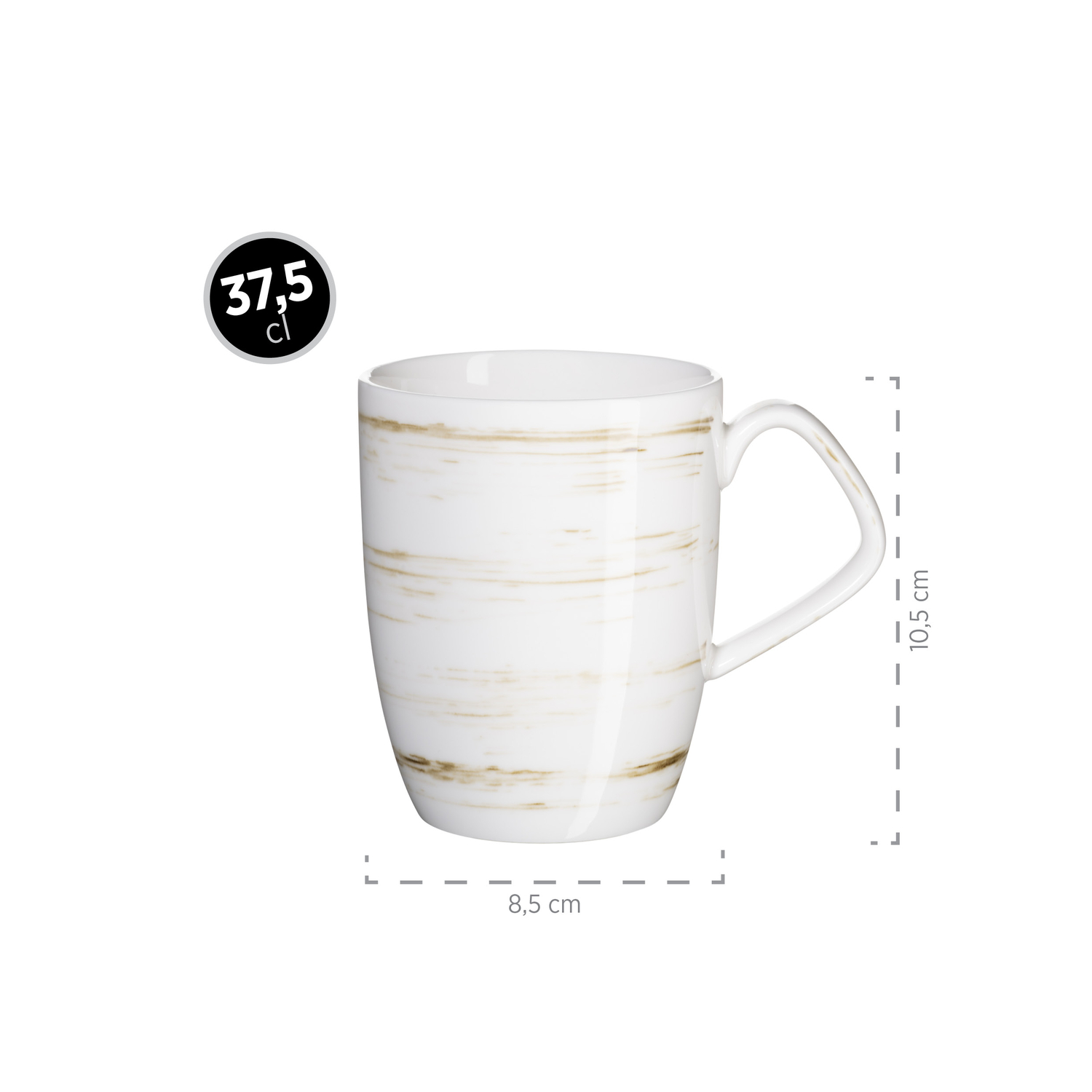 Mäser 931453 Derby Premium Suppentassen Set für 4 Personen in Gastronomie-Qualit