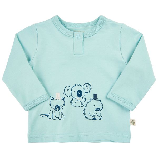 MINYMO Jungen Basic Langarm T-Shirt