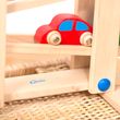 Detail Kugelbahn aus Holz