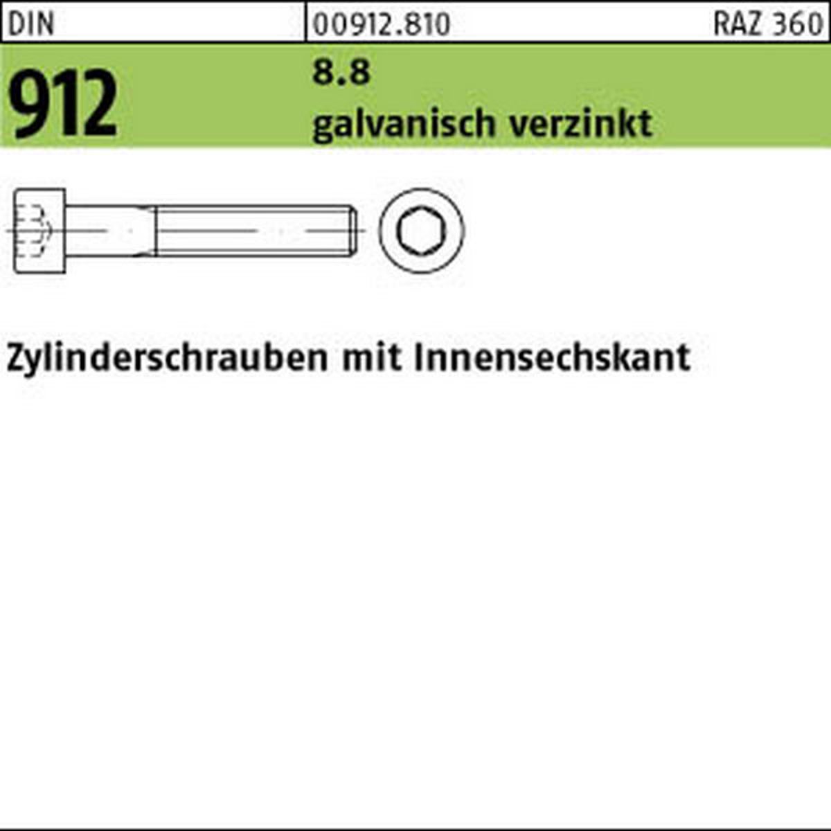 Nut 8 Verbinder 50 Stück Sechskantmuttern 3/8"-16 UNC – Klasse 8, Gelb Verzinkt, Stahl Nut 8 Winkel