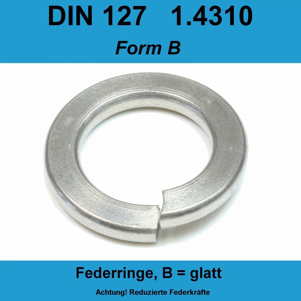 M10 Unterlegscheibe - Aluminium - DIN 127, 0,50 €