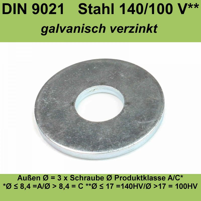 Karosseriescheiben Kotflügelscheiben M12x30 Mm -200 St Unterlegscheiben