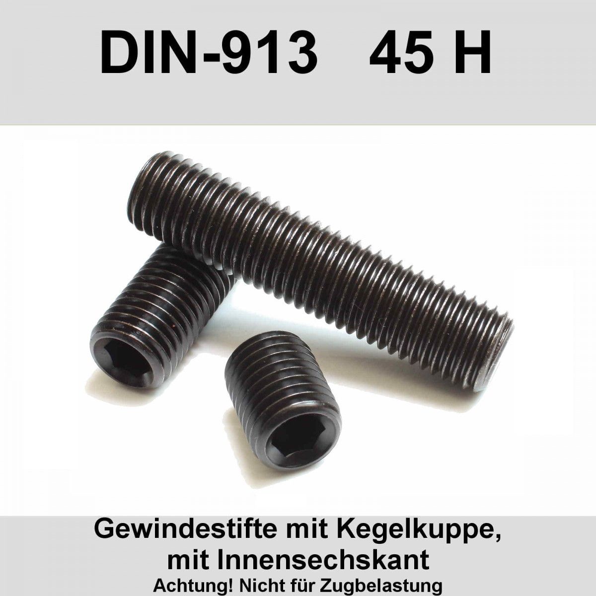 M5x18 8.8 DIN 912 Stahl verzinkt Innensechskant Schrauben 5x18