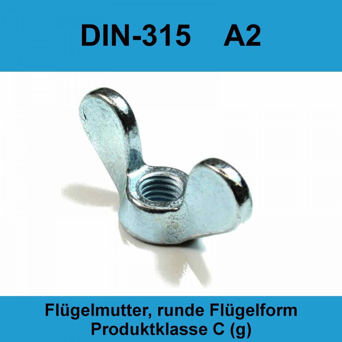 Flügelmuttern-Set Aus Edelstahl - 20 Stück M6 Für Einfaches Verschrauben