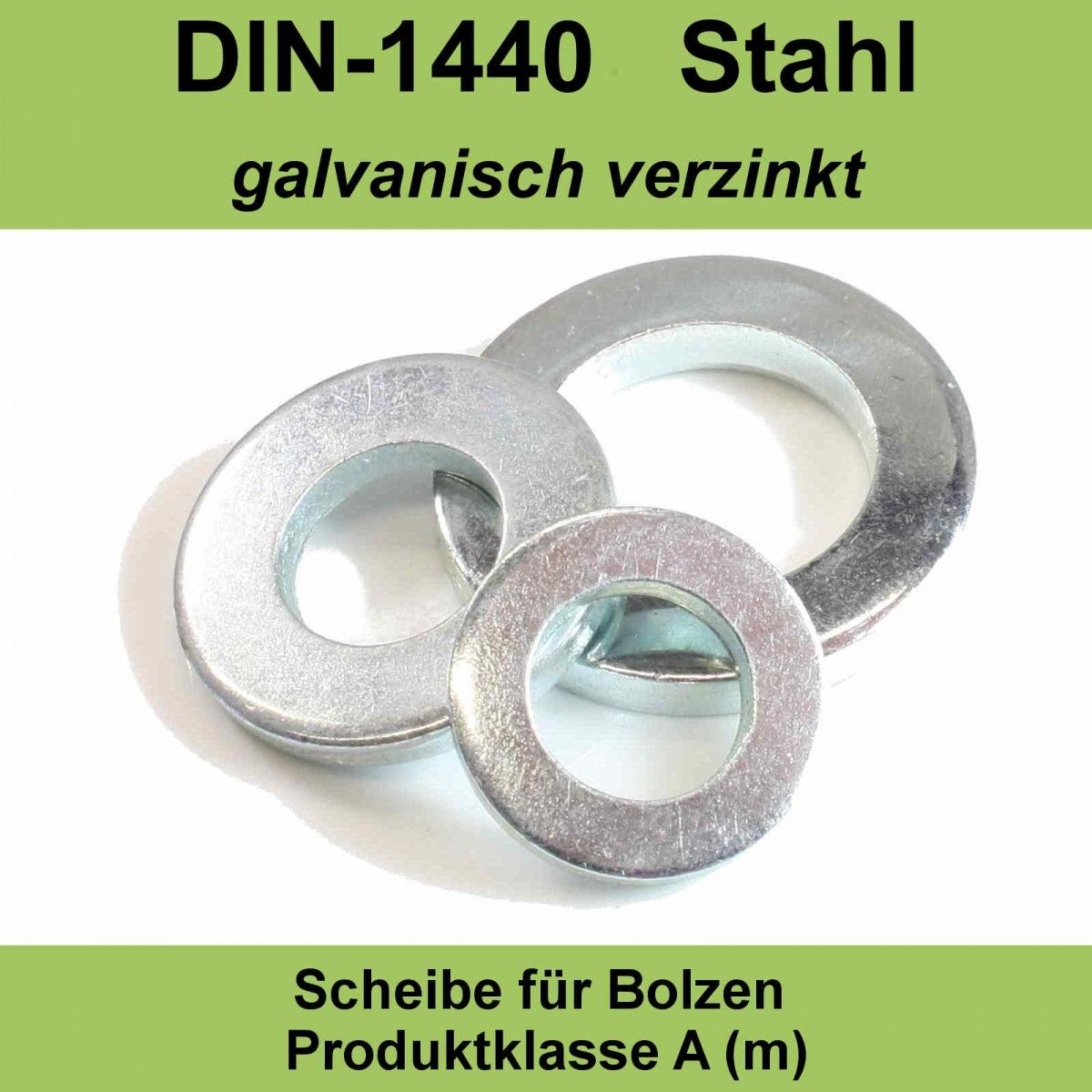 Unterlegscheiben M6 X 20mm - 50 Stück Verzinkter Stahl Für Schraubverbindungen