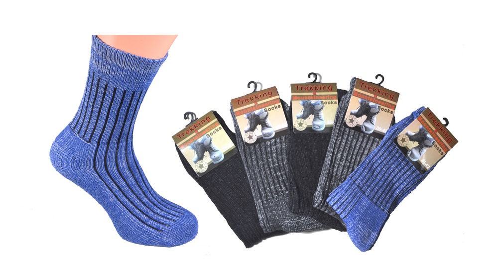 2 Paar Trekking-Socken Unisex - Gepolstert & Atmungsaktiv