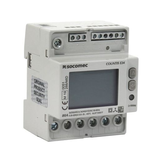 Socomec Countis E24 Leistungsmessger t Stromz hler 3 phasig 80A Modbus 
