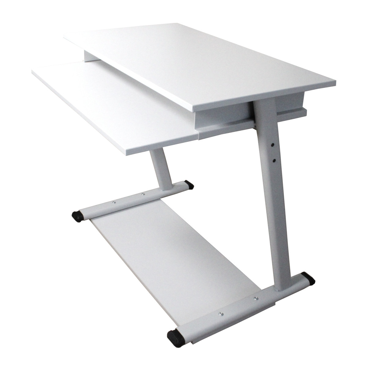 Rocada RD 9100 Computer-Tisch PC-Tisch mit Rollen lichtgrau