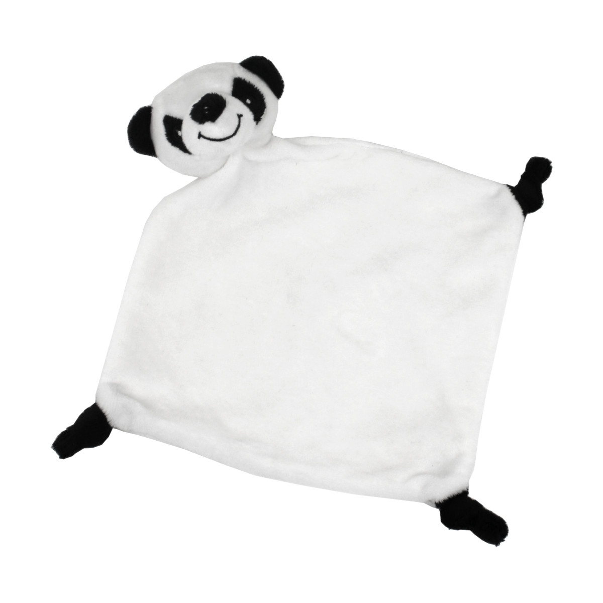 2 Stück Panda Kuscheltuch Schmusetuch Plüschtier Plüschtuch Geschenkidee 