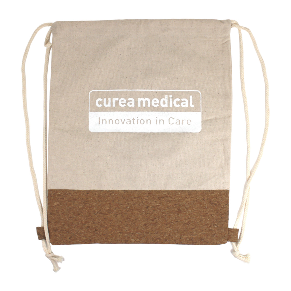 10 Stück Kork Beutel Tasche Einkaufstasche Kordelzug Khaki Baumwolltasche