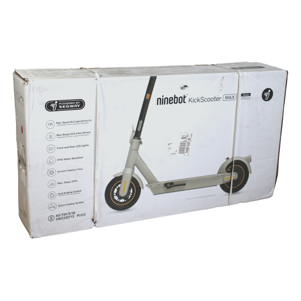 Ninebot MAX G30LE II E-Scooter Elektroscooter 25 km/h 350 W 367 Wh