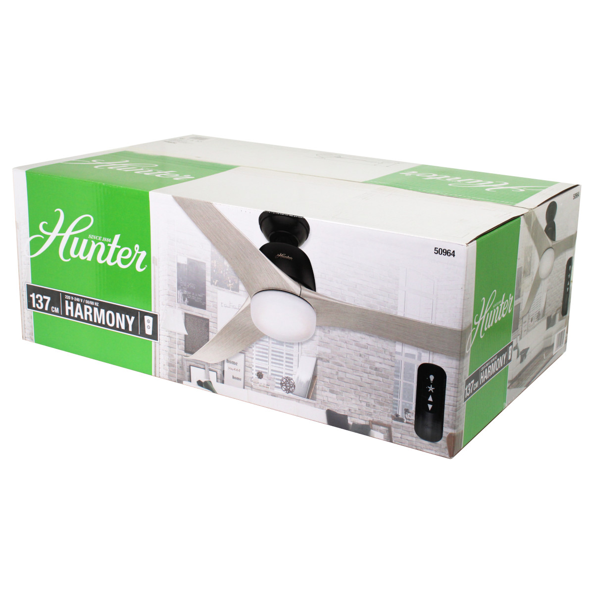 Hunter 50964 Harmony Deckenventilator Beleuchtung & Fernbedienung Bronze 137 cm