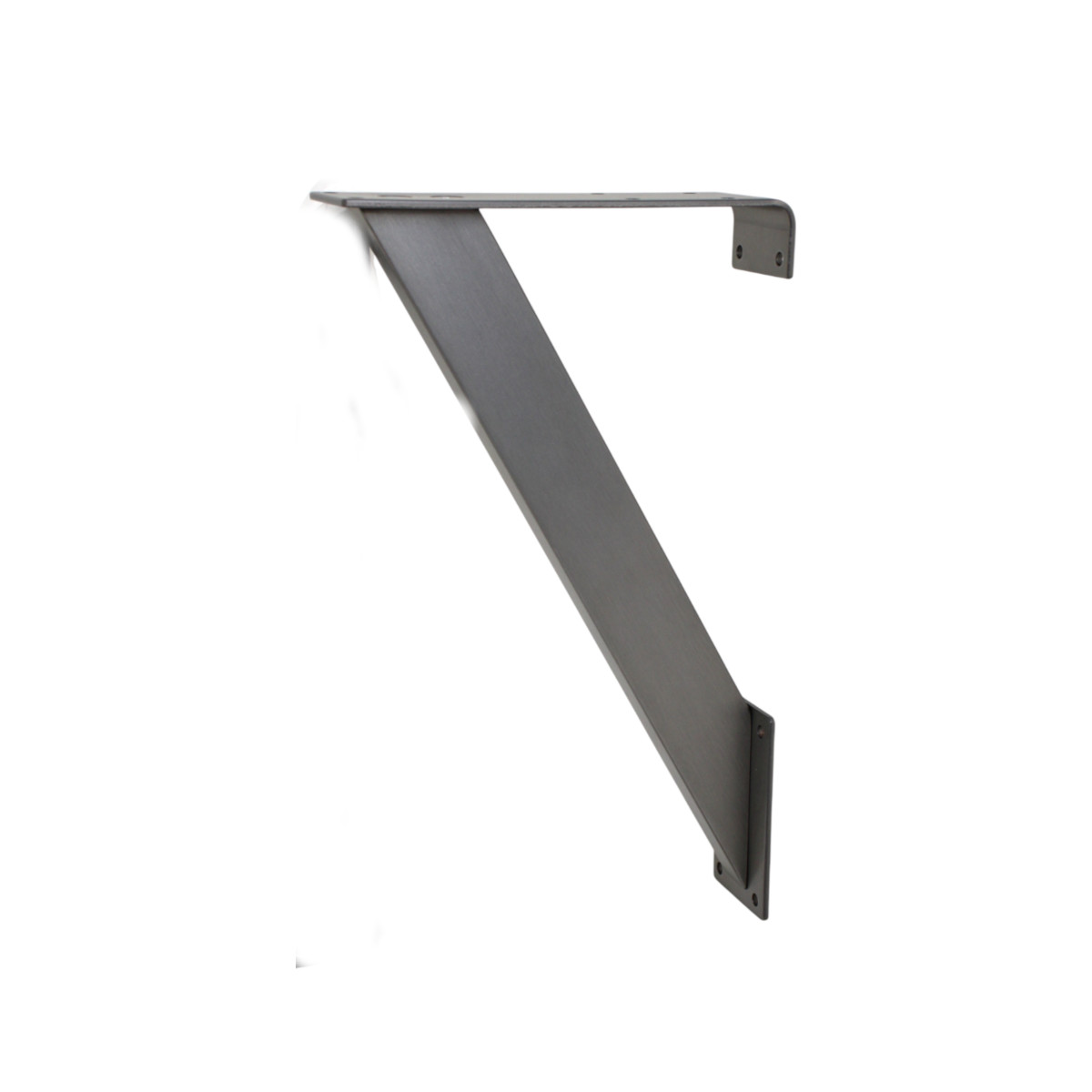 Strate Wandkonsole Schräg in Edelstahloptik H 170 mm Wandhalterung Trägerkonso