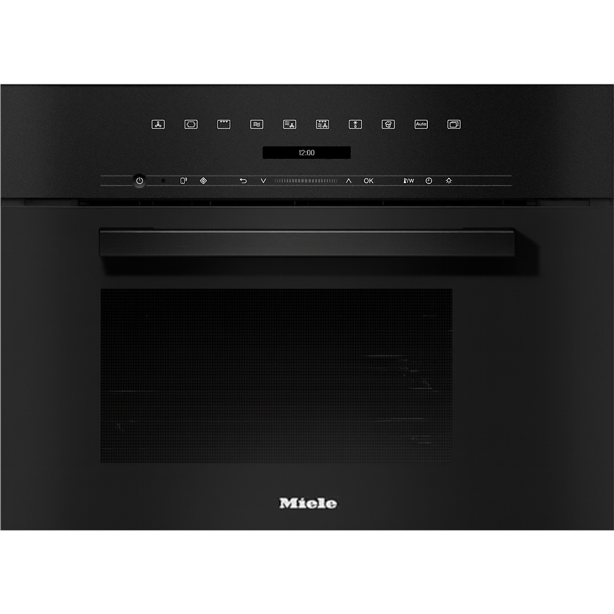 Miele H7240BM Einbau Kompakt Backofen mit Mikrowelle 43L 60x45cm Schwarz