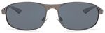 Gil Polarisationsbrille grau anthrazit / matt silbern Pol-Brille Polarisation  005